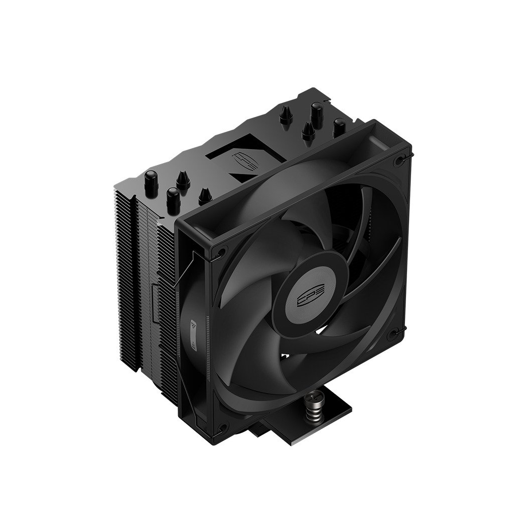 PCCOOLER CPS - RT400 BK CPU Air Cooler, 4 Heat pipes, Heatsink shifted backward design to fulfill high-profile RAM support, for Intel LGA:115X/1200/1700/1851/AMD AM4/AM5 | RT400 BK
