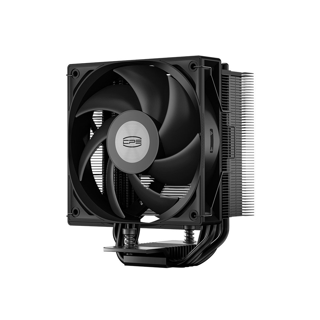 PCCOOLER CPS - RT400 BK CPU Air Cooler, 4 Heat pipes, Heatsink shifted backward design to fulfill high-profile RAM support, for Intel LGA:115X/1200/1700/1851/AMD AM4/AM5 | RT400 BK
